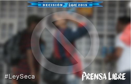 La Ley Seca finaliza mañana a partir de las 6 horas. (Foto Prensa Libre: Hemeroteca PL)