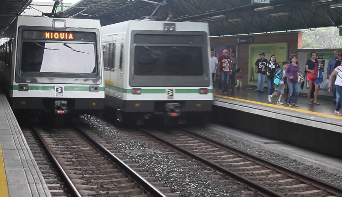 Medellín cuenta con un sistema de Metro que conecta varias ciudades de Colombia. (Foto Prensa Libre: Josué León)