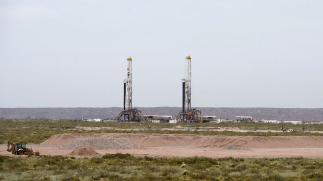 Vaca Muerta es una reserva de gas de esquisto en la provincia patagónica de Neuquén. GETTY IMAGES