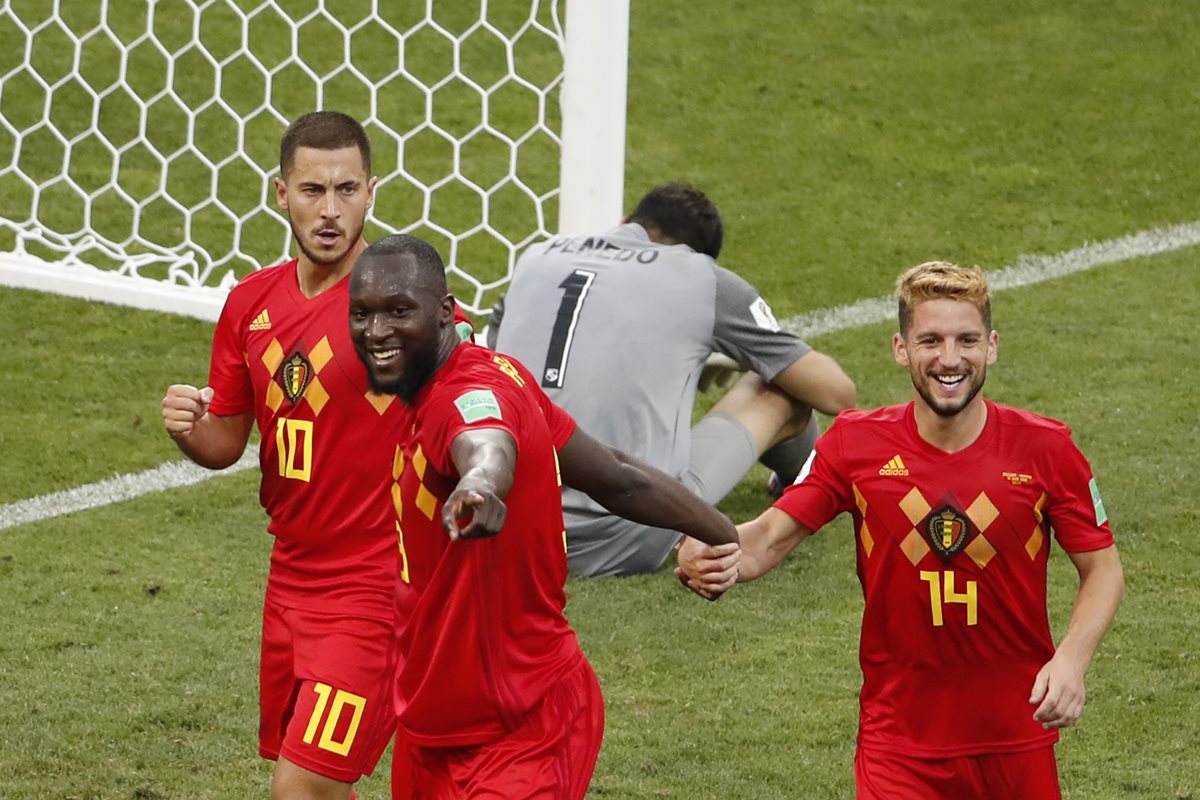 Romelu Lukaku fue el hombre del partido para Bélgica, con su doblete sentenció el juego contra Panamá. (Foto Prensa Libre: AFP)