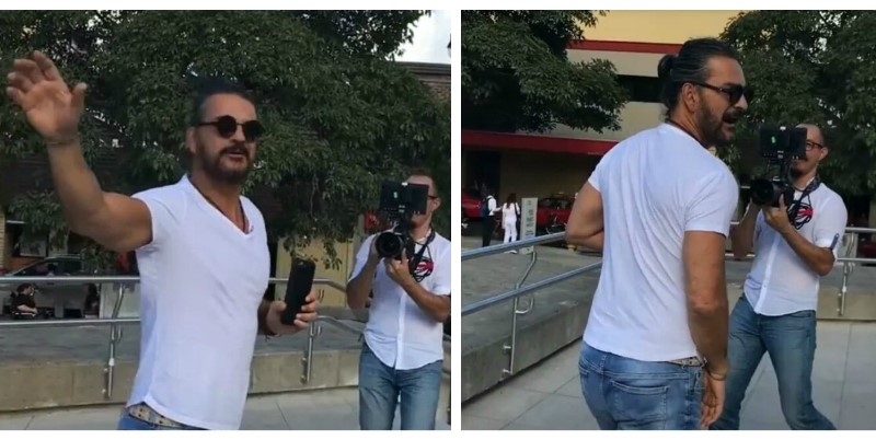 Ricardo Arjona grabó escenas de su nuevo videoclip en Costa Rica. (Foto Prensa Libre: @Arjona_SDATPERU)