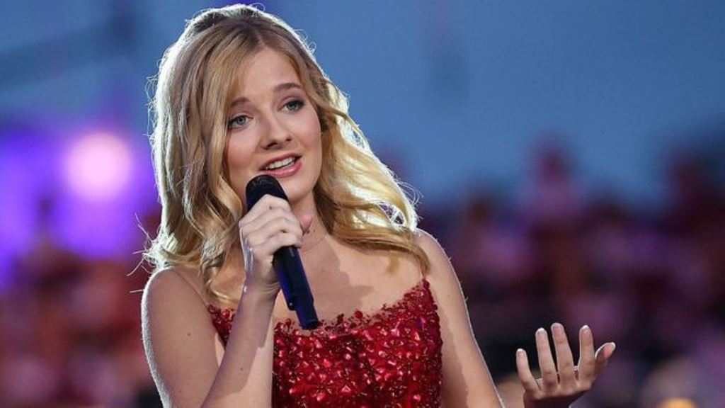 La cantante Jackie Evancho, de 16 años, será la encargada de entonar el himno nacional de EE. UU. (GETTY IMAGES)