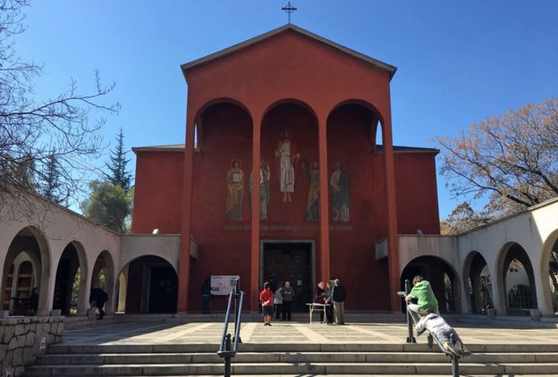 La Iglesia del Sagrado Corazón en la parroquia de El Bosque