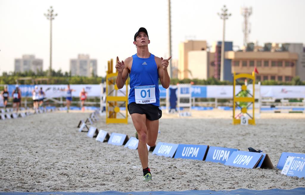 Charles Fernández estará en la final de la Copa del Mundo. (Foto Prensa Libre: Cortesía UIPM)