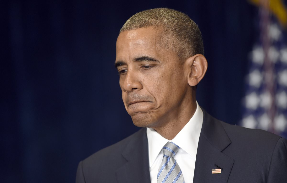 El presidente de EE. UU., Barack Obama, considera que las muertes de afrodescendientes a manos de policías pueden ser sistemáticas. (Foto Prensa Libre: AP).