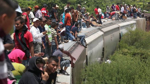 México es un país de tránsito para los migrantes de Centroamérica y otras partes del continente que viajan rumbo a Estados Unidos. (Getty Images)