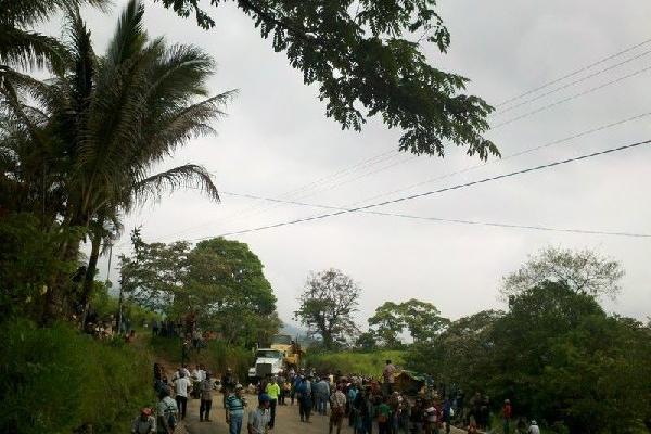 Las protestas afectaron al menos a tres municipios.