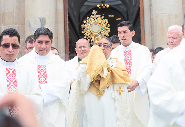 Corpus Christi en la Catedral Metropolitana. (Foto: Hemeroteca PL)