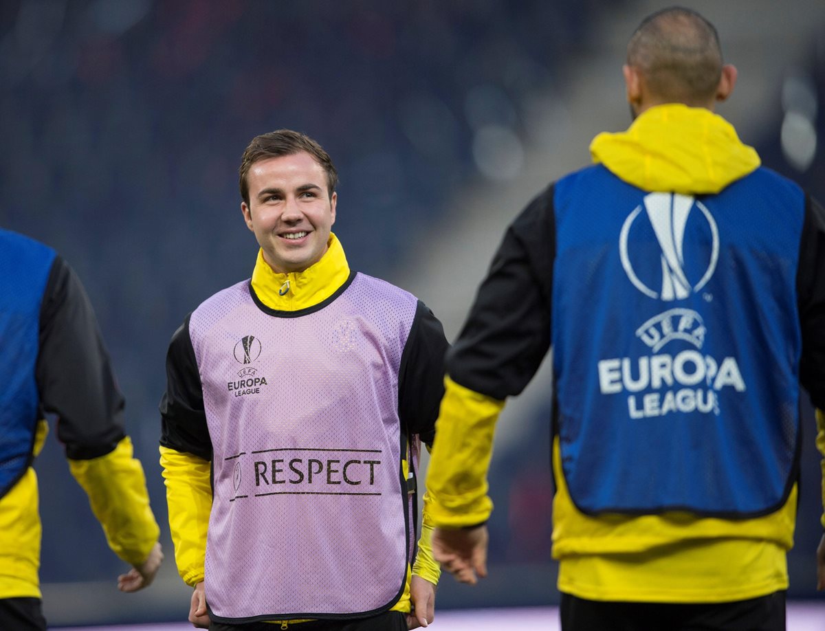 Mario Goetze no estará en los juegos amistosos de la selección alemana frente a Brasil y España. (Foto Prensa Libre: EFE)