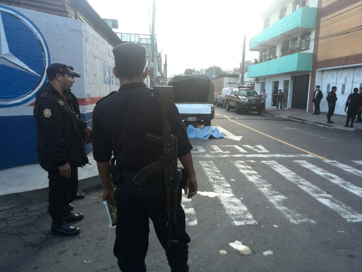 Lorenzo Mejía murió baleado en la zona 8 cuando cargaba canastos con pan. (Foto Prensa Libre: É. Ávila)