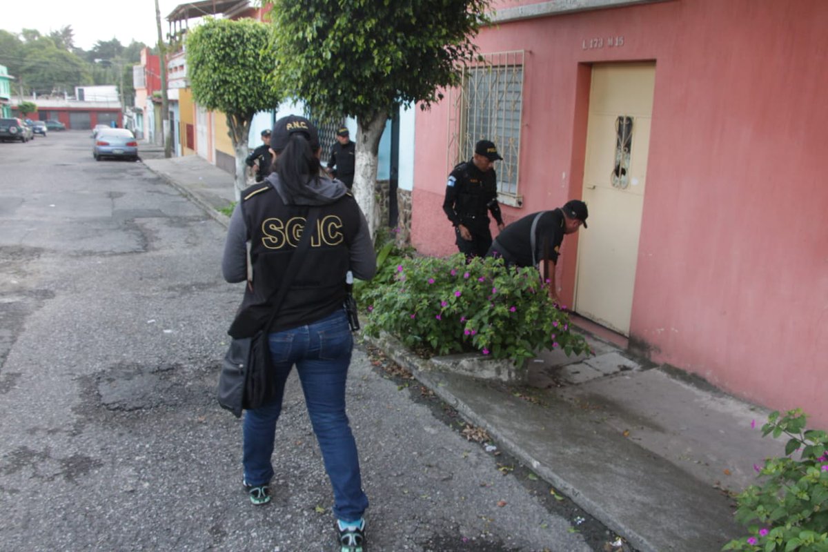 Hasta el momento se reportan varias capturas. (Foto Prensa Libre: Cortesía PNC)