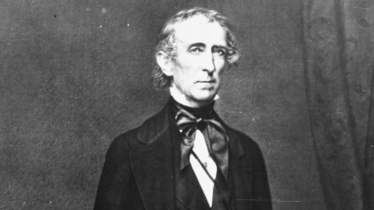 John Tyler fue el primer presidente de Estados Unidos en casarse mientras ocupaba la Casa Blanca. GETTY IMAGES