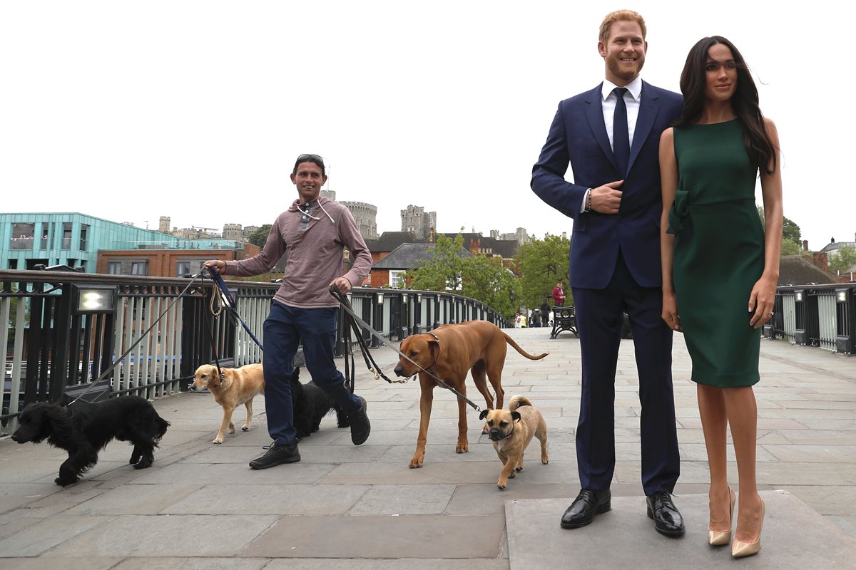 Millones de personas en el mundo estarán atentas a la boda real entre Meghan Merkle y el príncipe Enrique (Foto Prensa Libre: AFP).