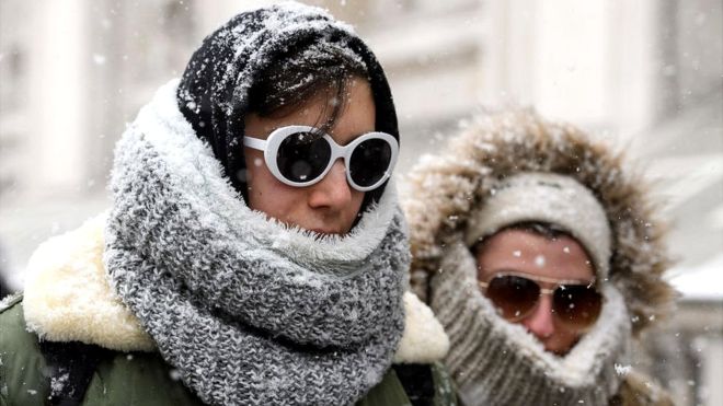 Algunas ciudades de Reino Unido registran temperaturas negativas, muy por debajo de algunos puntos del Polo Norte. GETTY IMAGES