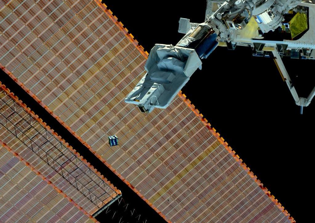 Desde el módulo japonés Kibo se lanzará el primer satélite guatemalteco en el 2019. (Foto Prensa Libre, unoosa.org)