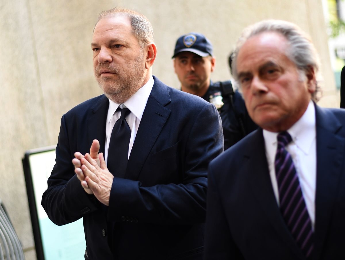 Hollywood Harvey Weinstein está acusado de acoso y agresión sexual por casi 80 mujeres y se convirtió en el catalizador del movimiento #MeToo. (Foto Prensa Libre: AFP)