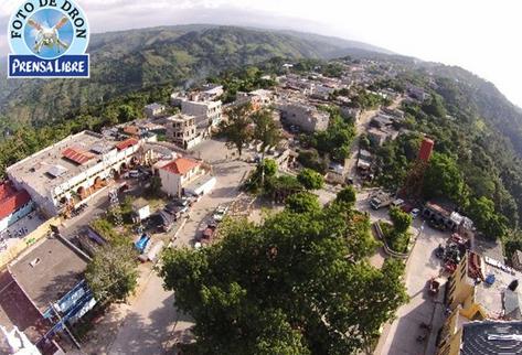 Esta es una parte del territorio que fue restituido a la Comunidad Indígena Vecinos de la Aldea Chuarrancho, por medio de un fallo de la CC.