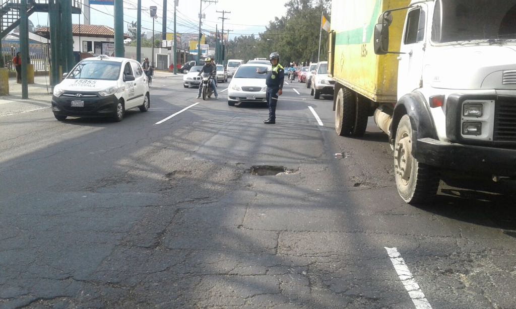 Hoy por la tarde podrían comenzar los trabajos en ese tramo. (Foto Prensa Libre: PMT)