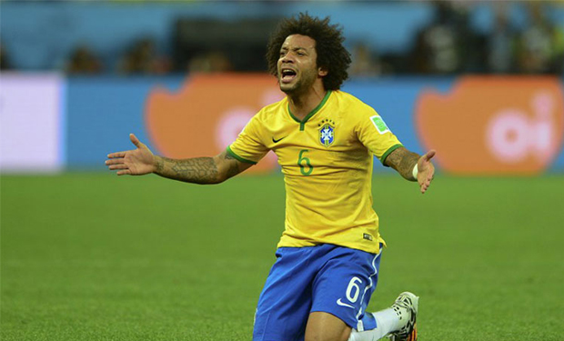 Marcelo ha quedado fuera de la lista preliminar de Dunga para disputar la Copa América Centenario con Brasil. (Foto Prensa Libre: Hemeroteca)
