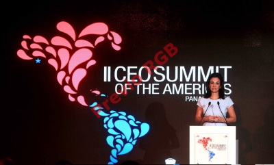 El anuncio del apoyo internacional se dio en el marco de la cumbre empresarial II CEO Summit of the Americas en Panamá. (Prensa Libre: EFE).