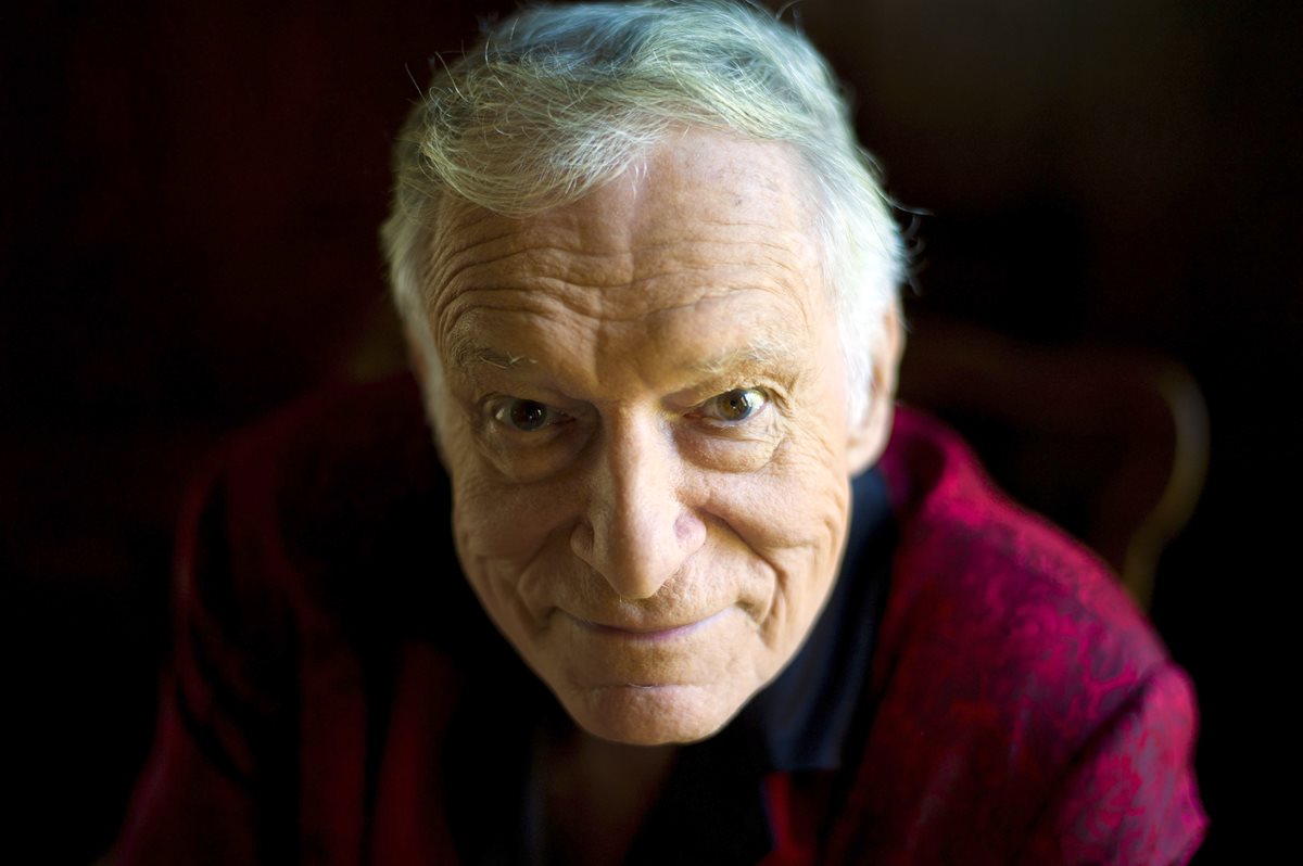 Hugh Hefner fundador de la revista Playboy. (Foto Prensa Libre: AP)