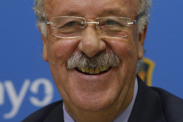 Vicente del Bosque está de fiesta. (Foto Prensa Libre: EFE)