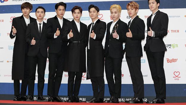 Los miembros de EXO son 8, y la compañía que los creó es mucho más grande que la de BTS. (GETTY IMAGES).