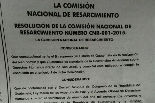 La publicación fue hecha este martes en el Diario de Centro América. (Foto Prensa Libre)