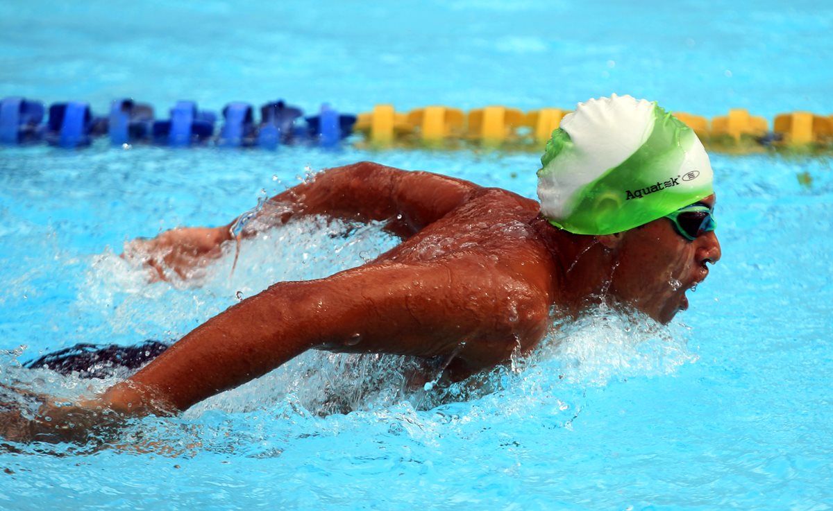 Rubén Granados Amorín es uno de los atletas destacados en la categoría Sub 15. (Foto Prensa Libre: Carlos Vicente)