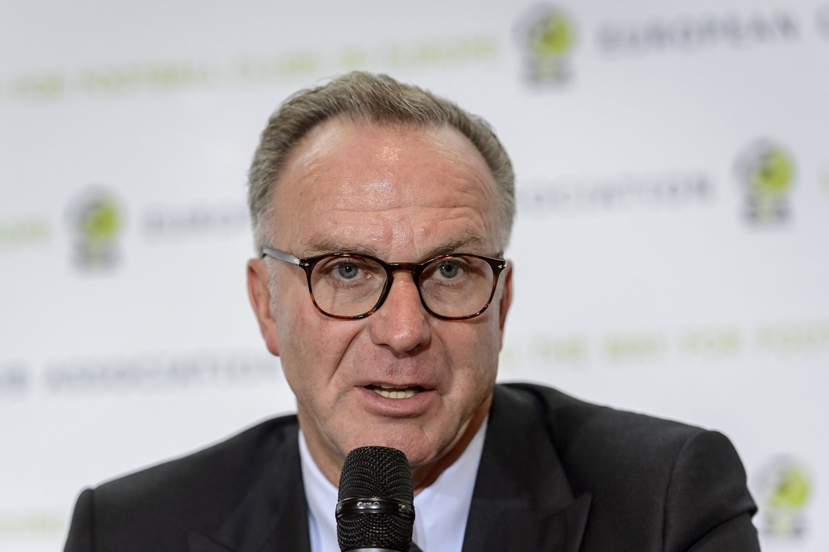 Karl-Heinz Rummenigge habló sobre las virtudes de Michel Platini. (Foto Prensa Libre: AFP)