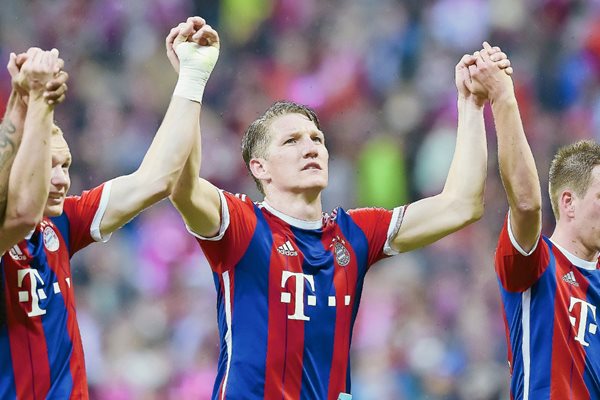 Los jugadores del Bayern celebran un nuevo cetro. (Foto Prensa Libre: AFP)