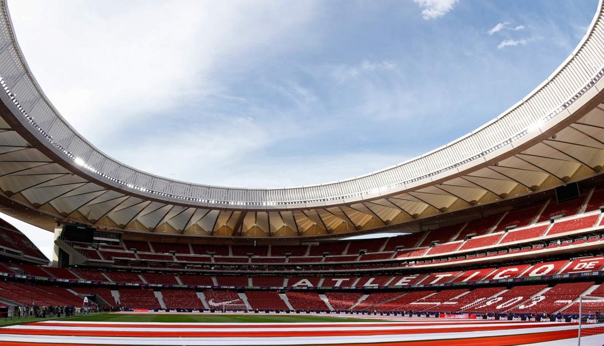 El estadio Wanda Metropolitano será por primera vez sede de una Copa del Rey. (Foto Prensa Libre: AFP)