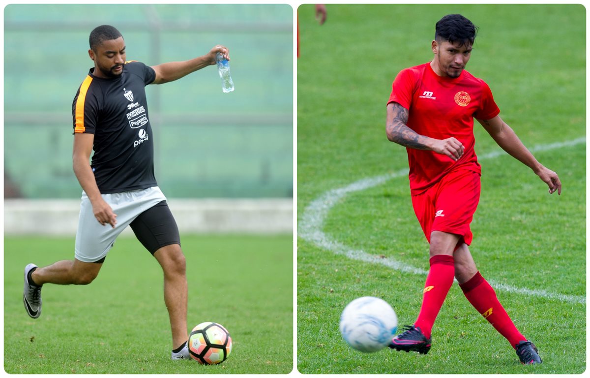 Manfred Russell nació en San José, Costa Rica y ha marcado la diferencia en el medio campo del equipo panzaverde. Jaime Alas nació en San Salvador, El Salvador, el nacionalizado ha marcado un gol. Es uno de los jugadores más desequilibrantes. (Foto Prensa Libre: F. Sánchez y N. Mendoza)