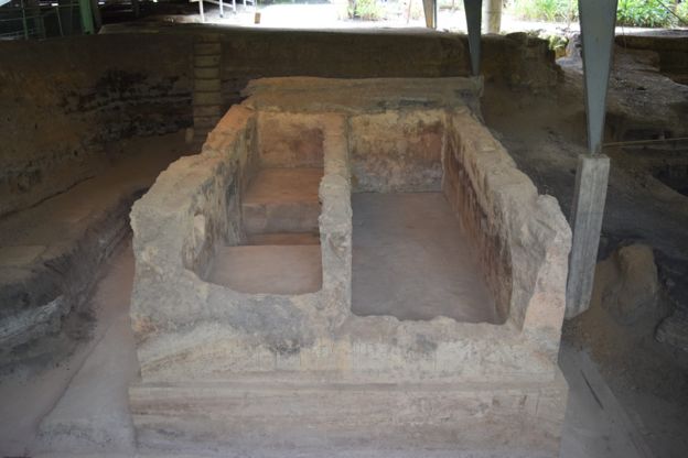 Una de las habitaciones encontradas en Joya de Cerén. MINISTERIO DE CULTURA DE EL SALVADOR