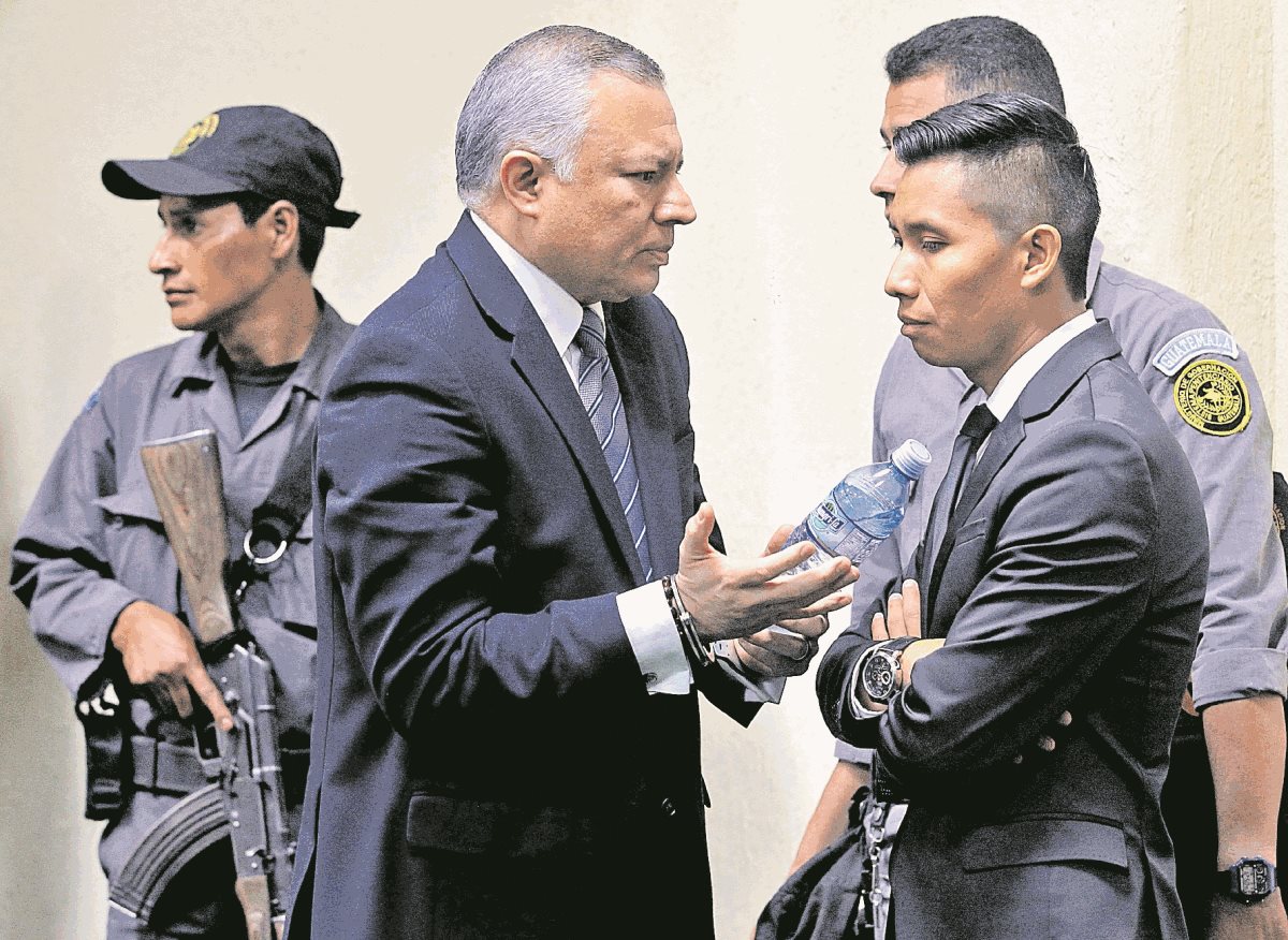 Este martes en el juzgado B de Mayor Riesgo se desarrolló la continuación de la audiencia de declaración en anticipo de prueba de Salvador González, alias “Eco” colaborador eficaz en el caso "cooptación del estado". Foto Prensa Libre: Álvaro Interiano.