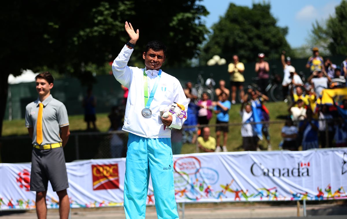 Barrondo ganó la medalla de plata este domingo. (Foto Prensa Libre: COG)