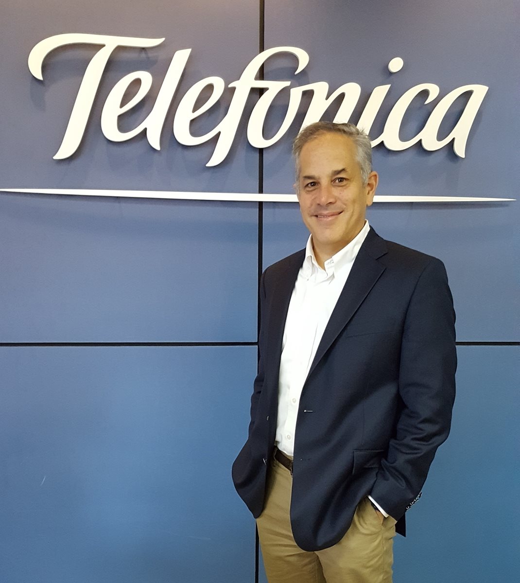 Luis Benatuil nuevo Director País llega para asumir el liderazgo de la segunda operación fundada por Telefónica en la región. (Foto Prensa Libre: Cortesía Telefónica)