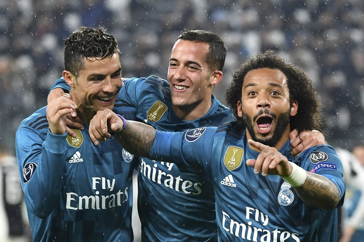 Marcelo cerró la cuenta en el Allianz Stadium con el 3-0 definitivo. (Foto Prensa Libre: AFP)