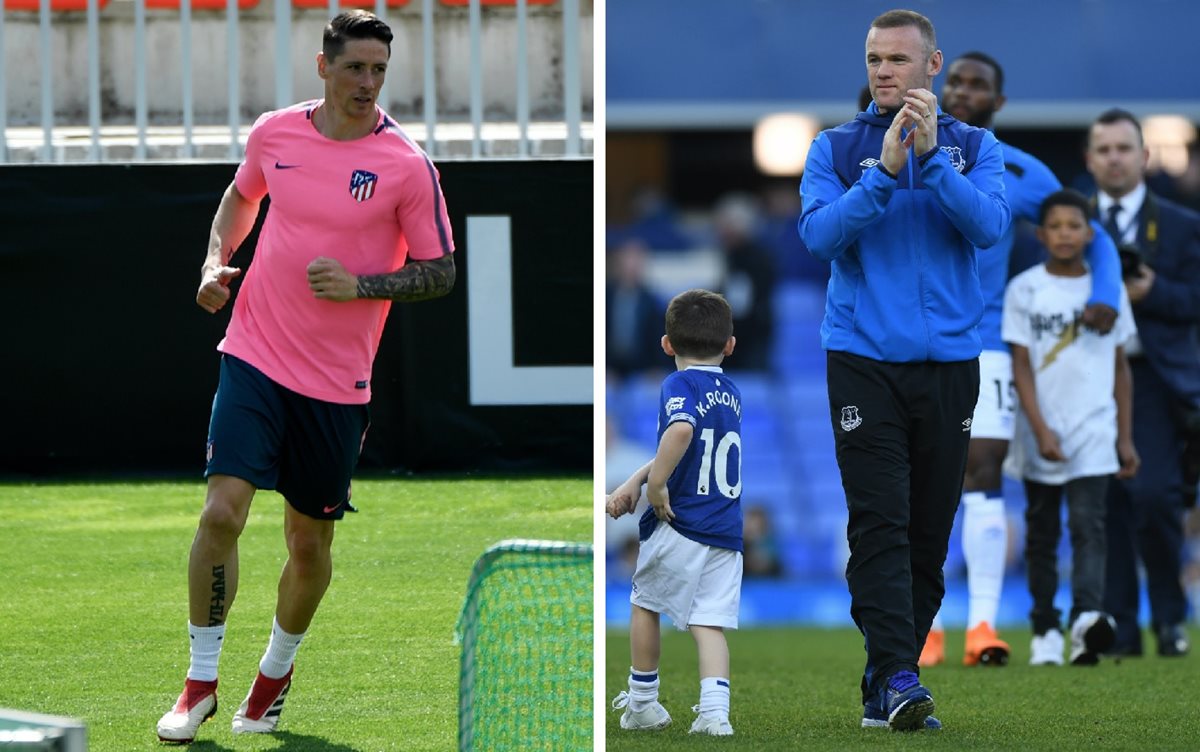 Fernando Torres y Wayne Rooney son los cracks que podrían fichar por un equipo de la MLS. (Foto Prensa Libre: AFP)