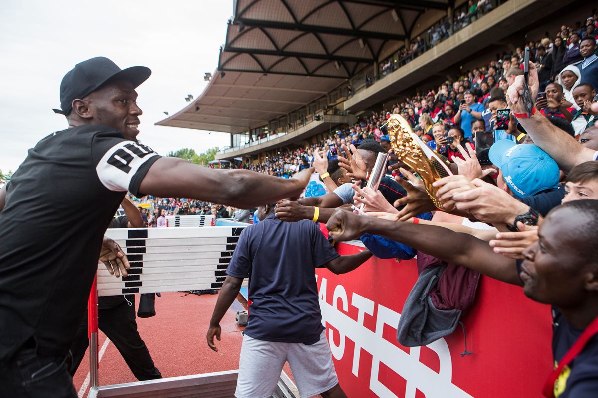 Bolt se presentará en marzo con el Borussia Dortmund. (Foto Prensa Libre: AFP)