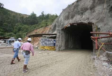 La mina Marlin, de GoldCorp, en San Marcos, es la mayor explotadora de metales en el país.