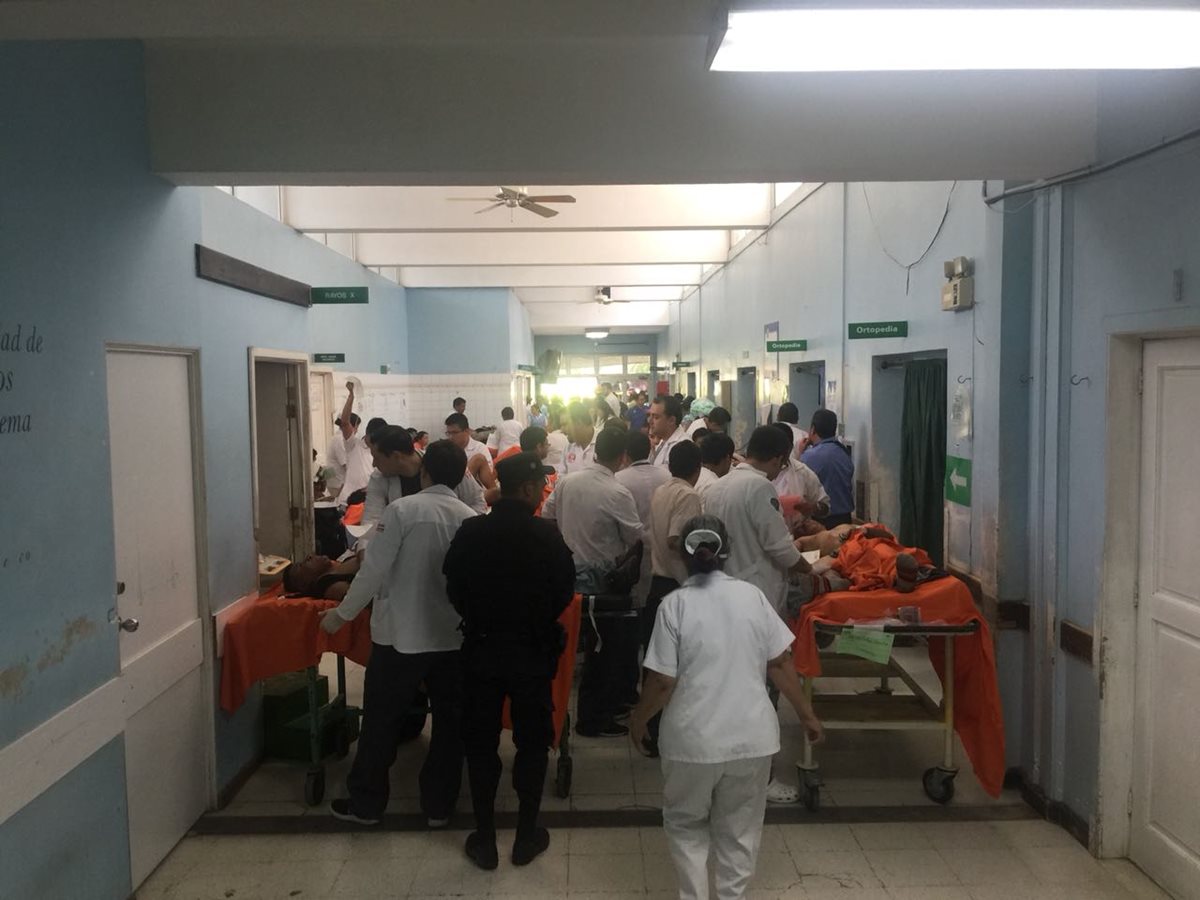 Así está la Emergencia del Hospital Roosevelt. (Foto Prensa Libre: cortesía)
