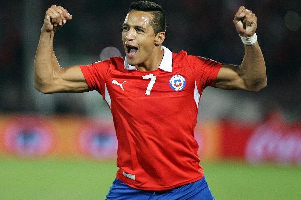 Alexis Sánchez es la principal figura de Chile para el Mundial de Brasil 2014. (Foto Prensa Libre: EFE)