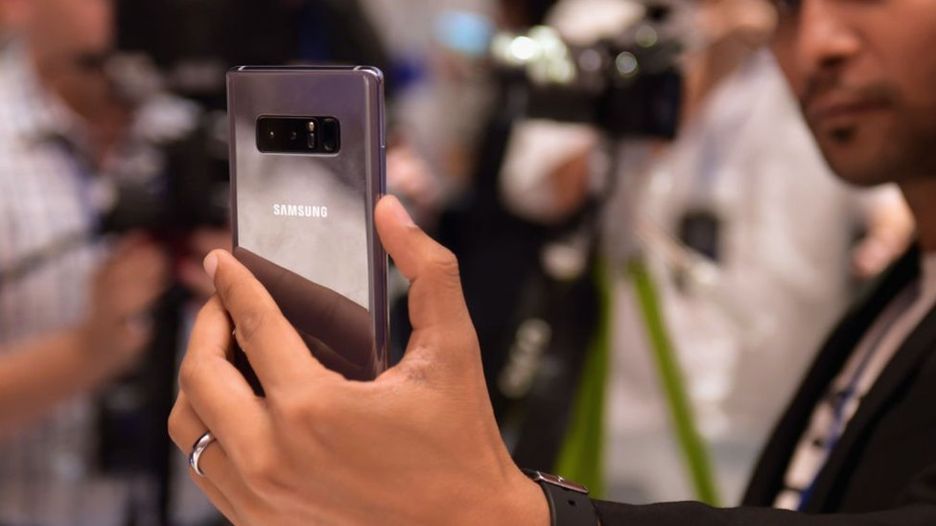 La doble cámara es una de las novedades del nuevo Galaxy Note. AFP