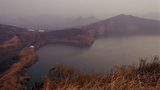 El Nyos es un lago volcánico en un área remota de Camerún en el occidente de África. GETTY IMAGES