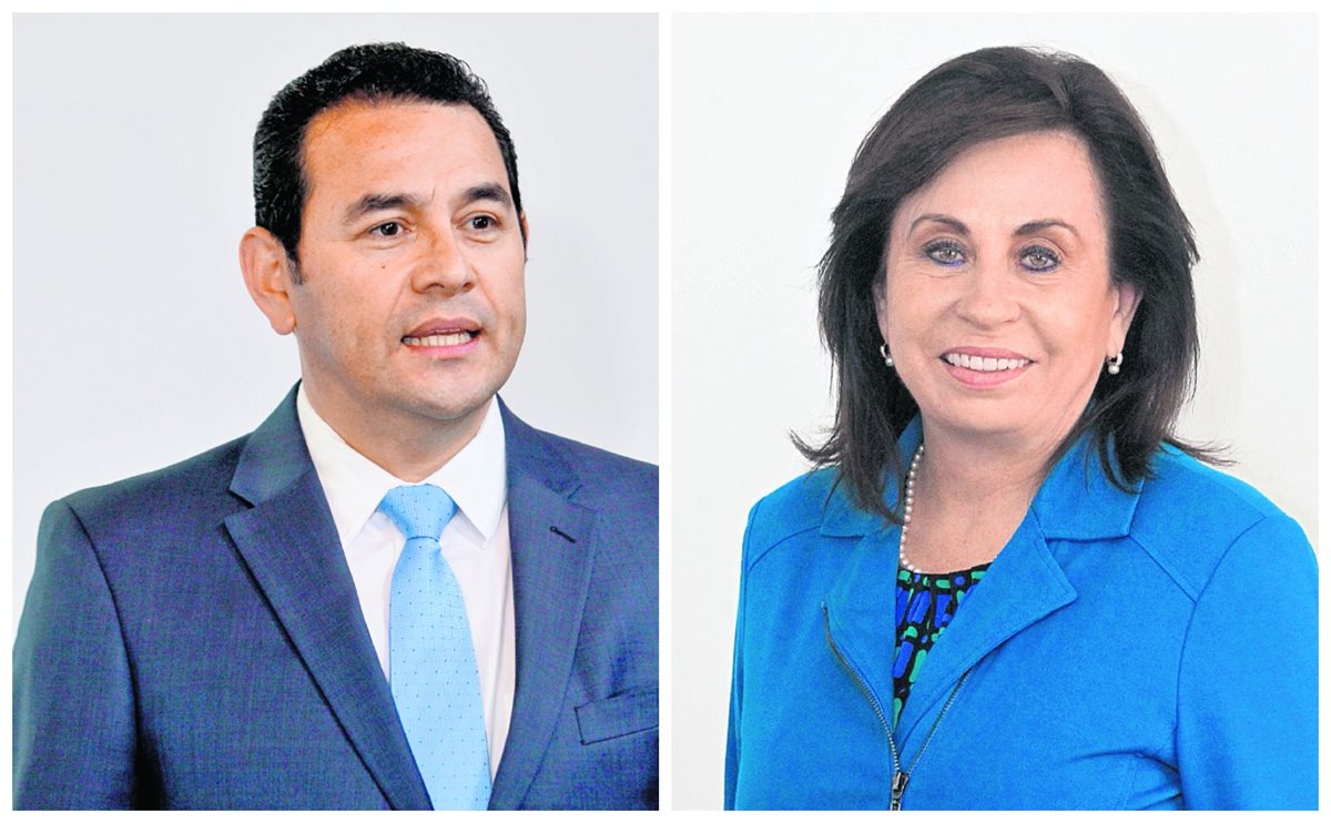 Jimmy Morales y Sandra Torres visitarán en promedio este fin de semana ocho municipios. (Foto Prensa Libre: Hemeroteca PL)