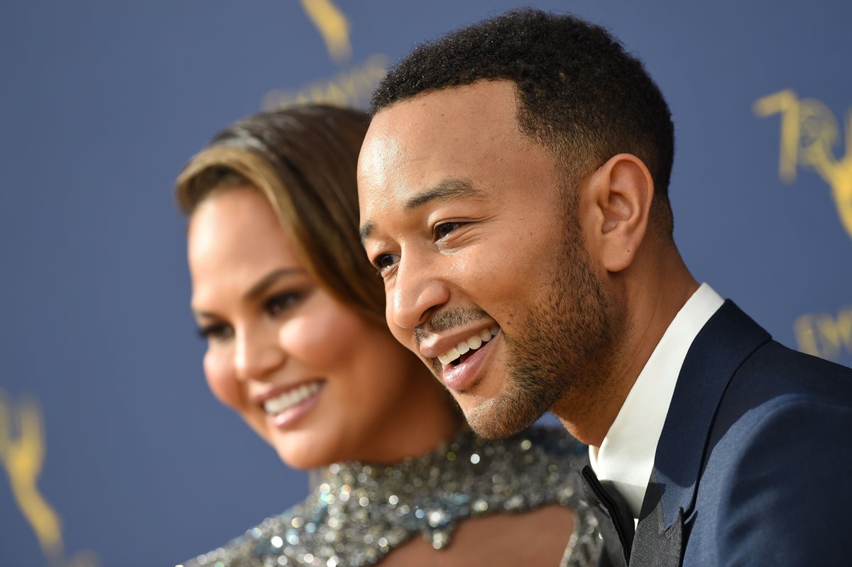 Chrissy Teigen y John Legend.