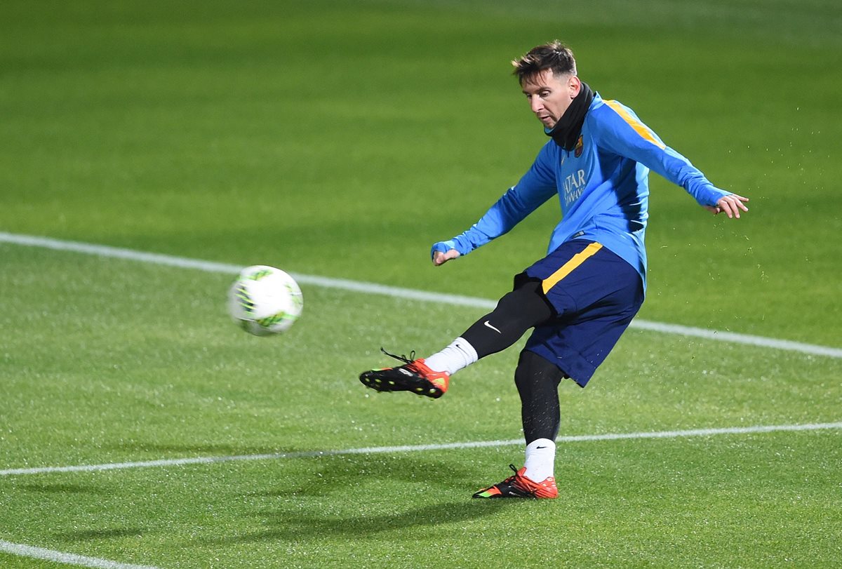 El astro Argentino no jugó las semifinales del Mundial de Clubes y es duda para la final. (Foto Prensa Libre: AFP)