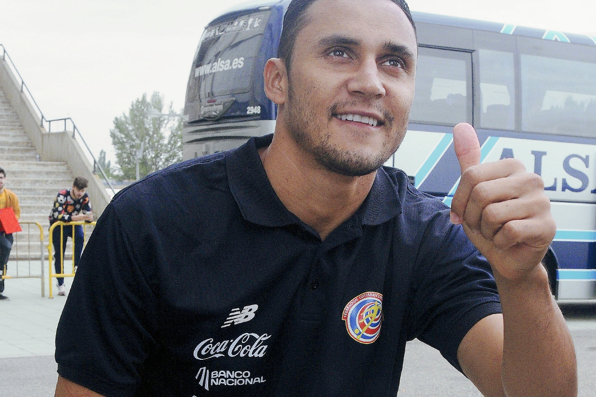 Keylor Navas, se perderá la Copa Oro tras su lesión. (Foto Prensa Libre: AFP)