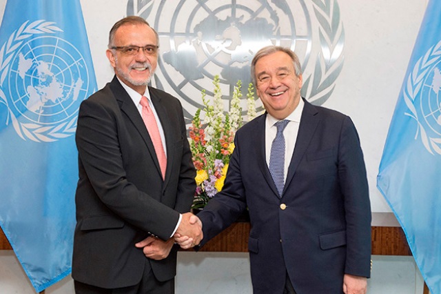 António Guterres reiteró su apoyo a Iván Velásquez, comisionado de la Cicig. (Foto Prensa Libre: Hemeroteca PL)